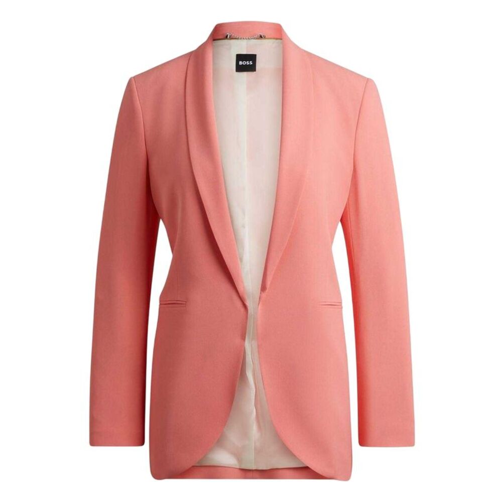Boss Womens/Ladies Jirea Solid Shawl Collar Blazer / Purple